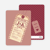 Destination Wedding Save the Date Cards - Crimson