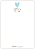 Note Cards: ‘Lovebirds’ cards. - Azure