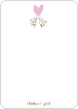 Note Cards: ‘Lovebirds’ cards. - Carnation
