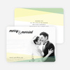 Diagonal Stripes New Year’s Cards - Yellow