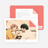 Dog Ear Corners Save the Date Cards - Red