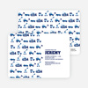 Dump Truck, Forklift & Bulldozer Birthday Invitation - Navy Blue