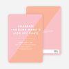 Duotone Party Invitations - Pink