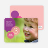 Dynamic Animal Duo Birthday Invitations - Floating Pink