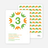 Elephant Kaleidoscope Modern Birthday Invitation - Paper Culture Green