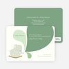 Elephant Rocker Baby Shower Invitations - Green Grape