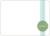 Notecards for the ‘Banner and Stars’ cards. - Light Green