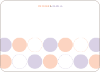Stationery: ‘Modern Twin Announcements’ cards. - Orange Sherbet