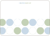 Stationery: ‘Modern Twin Announcements’ cards. - Pistachio