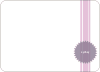 Notecards for the ‘Banner and Stars’ cards. - Lavender