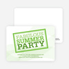 Fabulous Summer Party Invitations - Asparagus