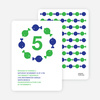 Fish Kaleidoscope Modern Birthday Invitation - Kelly Green