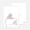 Floral Themed Modern Save the Date Cards - Ash