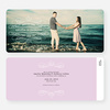 Flourish Save the Date Cards - Purple