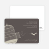 Flown the Coop Moving Announcement and Housewarming Invite - Warm Grey