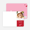 Flying Butterfly Modern Birthday Invitation - Cherry Red