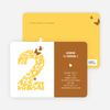 Flying Butterfly Modern Birthday Invitation - Rust