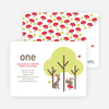 Forest Themed Modern Birthday Invitation - Taupe