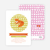 Foxy Mama-to-Be Baby Shower Invitations - Bubble Gum