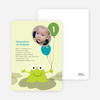 Frankie the Funky Frog Birthday Invitations - Teal Ice