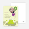 Frankie the Funky Frog Birthday Invitations - Grape Vine
