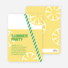 Fresh Lemonade Bridal Shower Invitations - Green