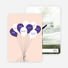 Fun Balloon Themed Save the Date Cards - Orange