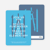 Fundraiser invitations - Blue Water