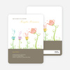 Garden Tea Party Baby Shower Invitation - Granite