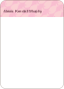 Note Cards: ‘Fish Wallpaper Birth Announcements’ cards. - Baby Pink