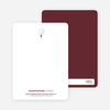 Golf Themed Stationery - Sangria