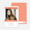 Graduation Banner Invitations - Peach Party