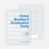 Graduation Quote Invitations - Celebrate Blue
