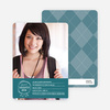 Graduation Sketch Invitations - Teal Gown