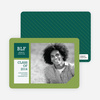 Graduation Stripes Graduation Announcements - Lime