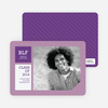 Graduation Stripes Graduation Announcements - Wisteria
