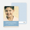 Graduations Alphabet Invitations - Blue Sail
