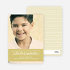 Graduations Alphabet Invitations - Cream Soda