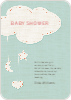 Handcrafted Mobile Baby Shower Invitations - Green
