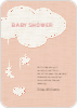 Handcrafted Mobile Baby Shower Invitations - Orange