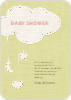 Handcrafted Mobile Baby Shower Invitations - Yellow