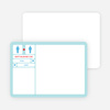 His + Her Valentine’s Day Note Cards - Blue Cream