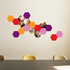 Honeycomb Photo Wall Decals - Red