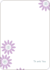 Notecards for the ‘Spring Showers, May Flowers’ cards. - Wisteria