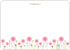 Thank You Card for Spirograph Flower Baby Shower Invitation - Hot Pink