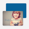 Hugs & Kisses Valentine’s Day Cards - Blue
