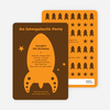 Intergalactic Modern Birthday Invitation - Coffee