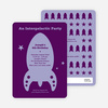 Intergalactic Modern Birthday Invitation - Grape