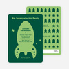 Intergalactic Modern Birthday Invitation - Forest Green
