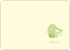 Notecards for the ‘Nesting Mother Invitations’ cards. - Celery